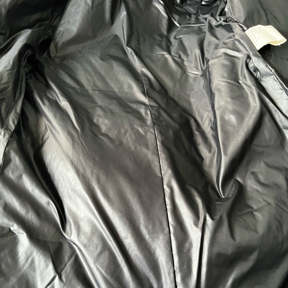 Martin Margiela black double breasted shiny trench coat size 6 - Picture 17 of 17